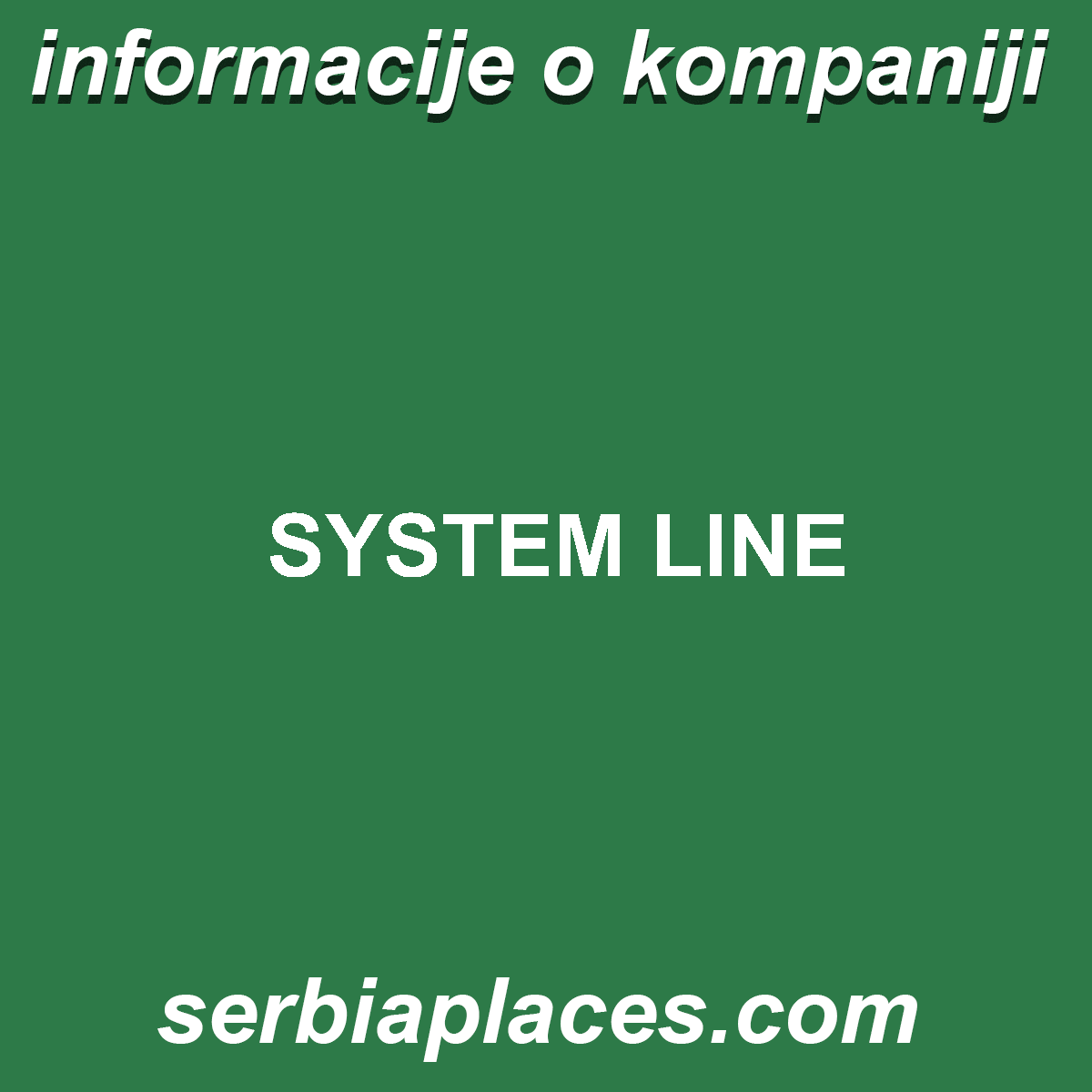 SYSTEM LINE