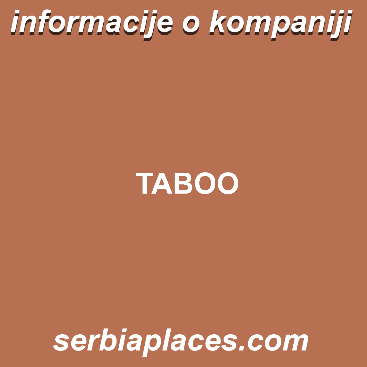 TABOO