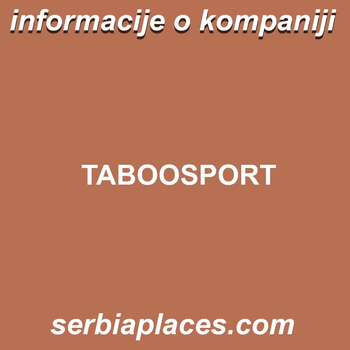 TABOOSPORT