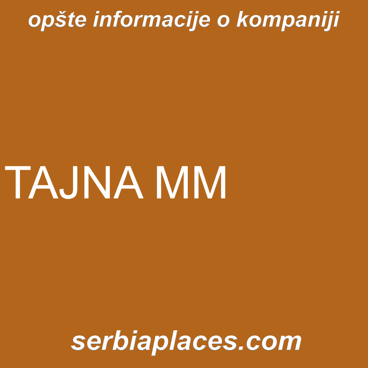 TAJNA MM