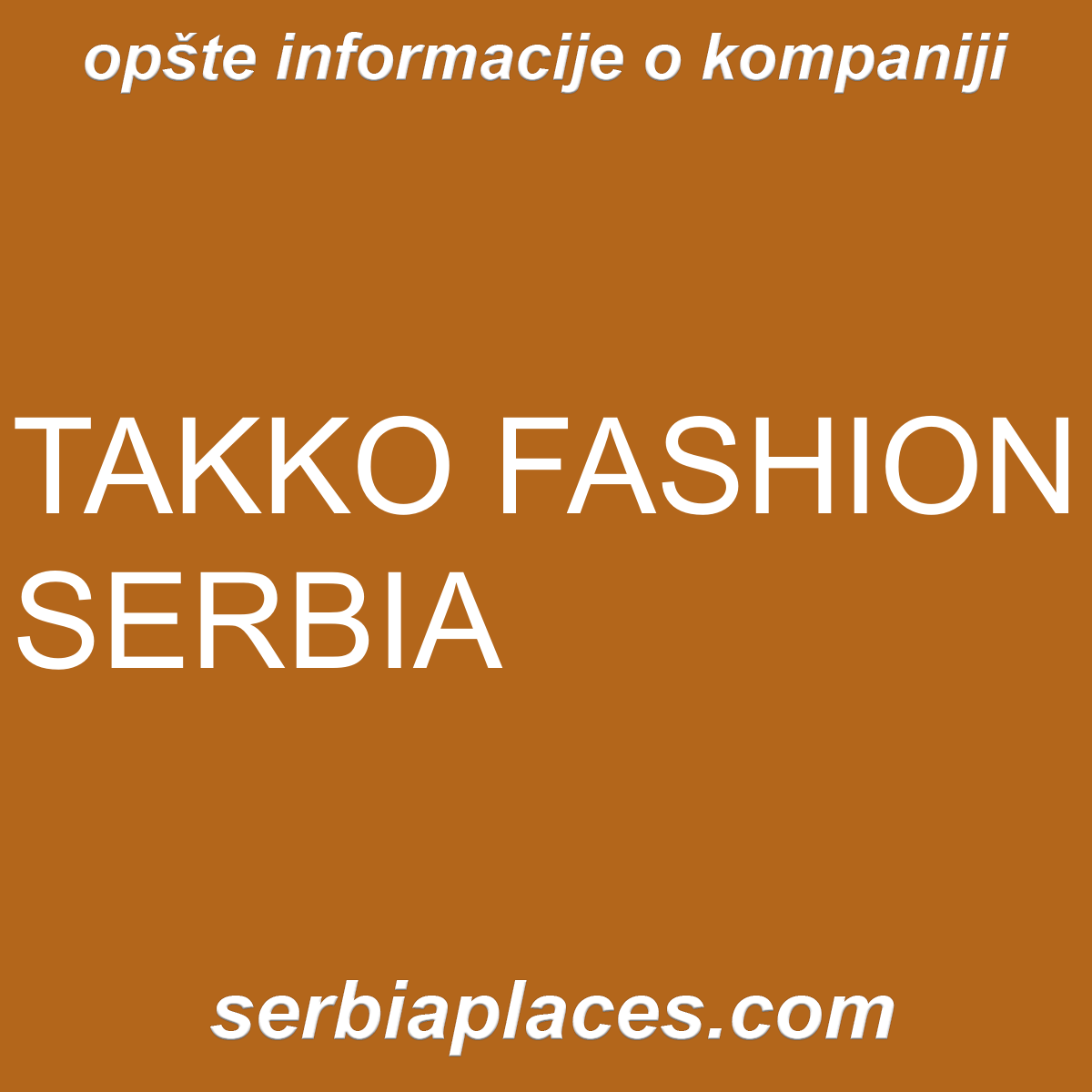 TAKKO FASHION SERBIA