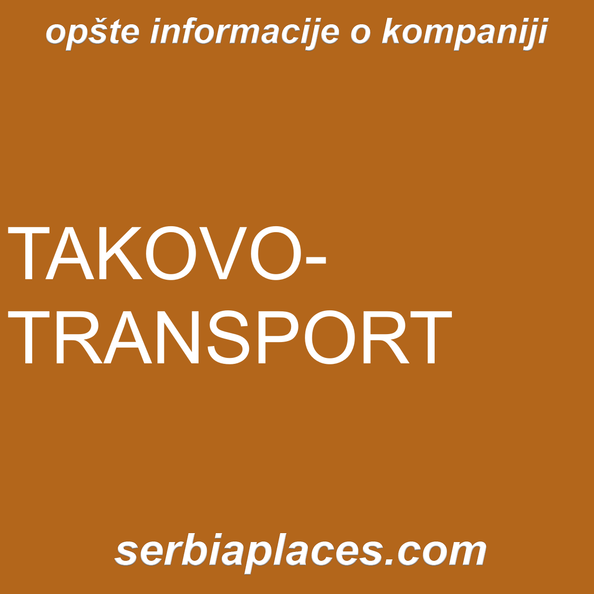 TAKOVO-TRANSPORT
