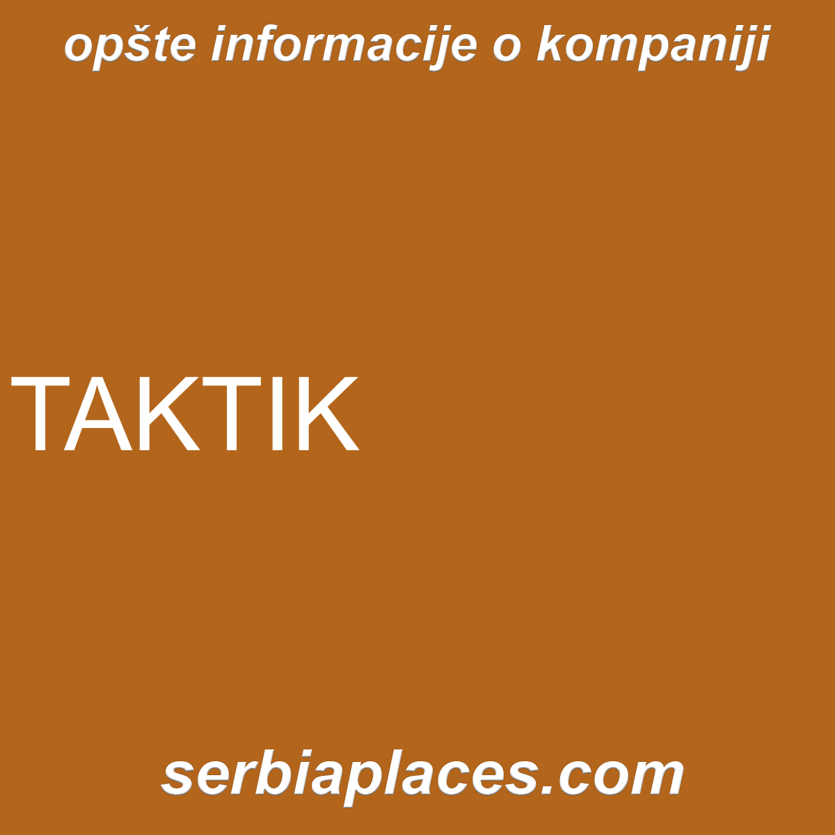 TAKTIK