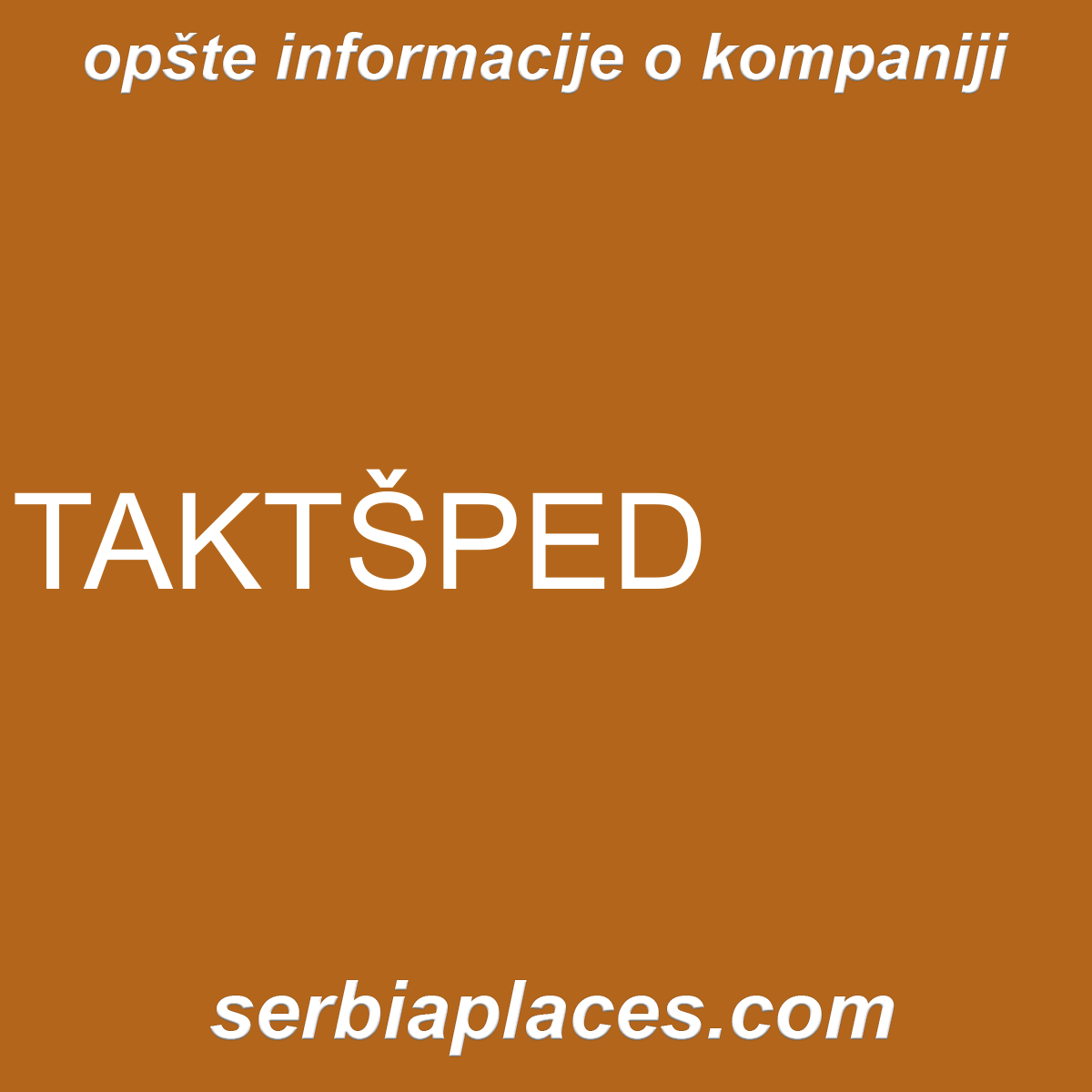 TAKTŠPED