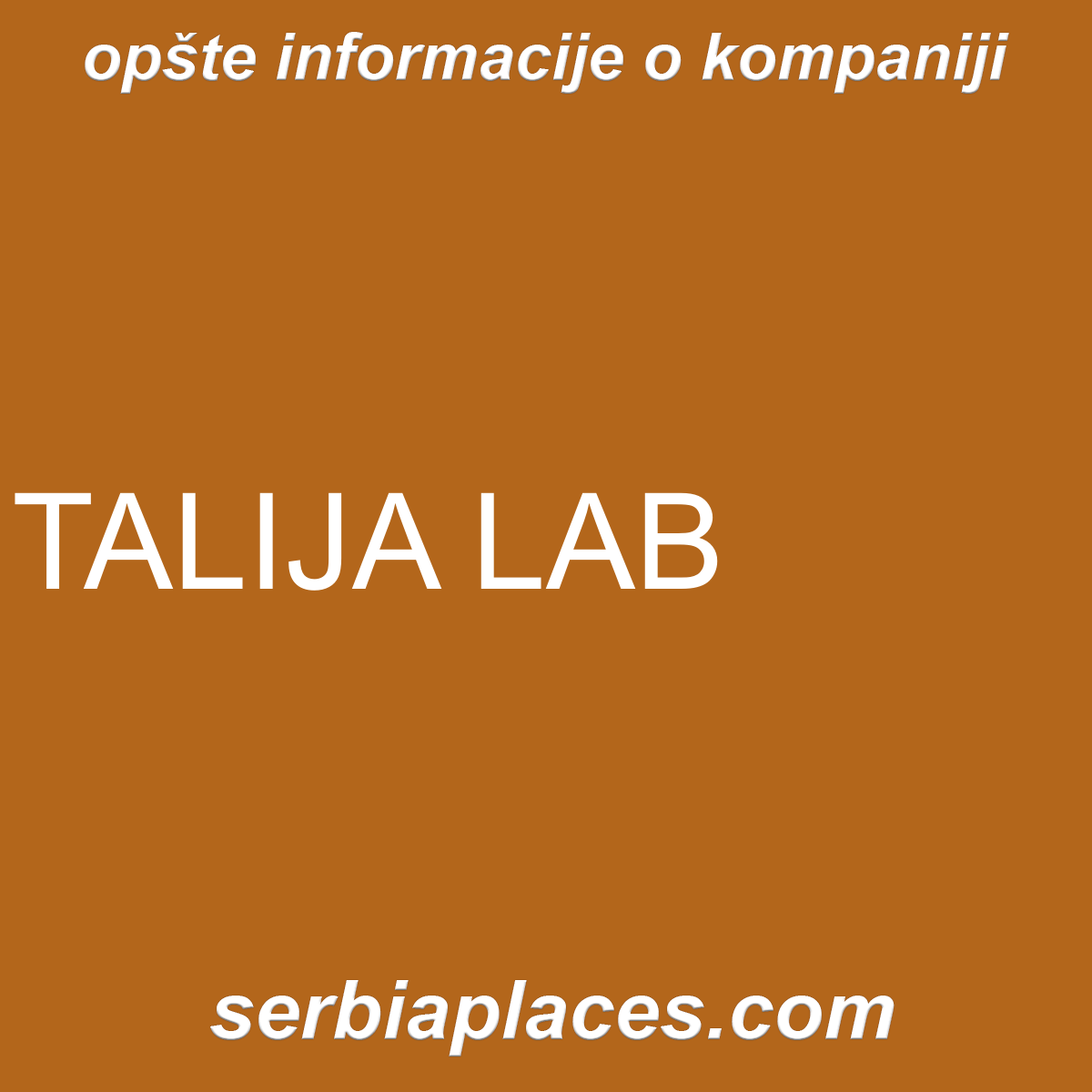 TALIJA LAB