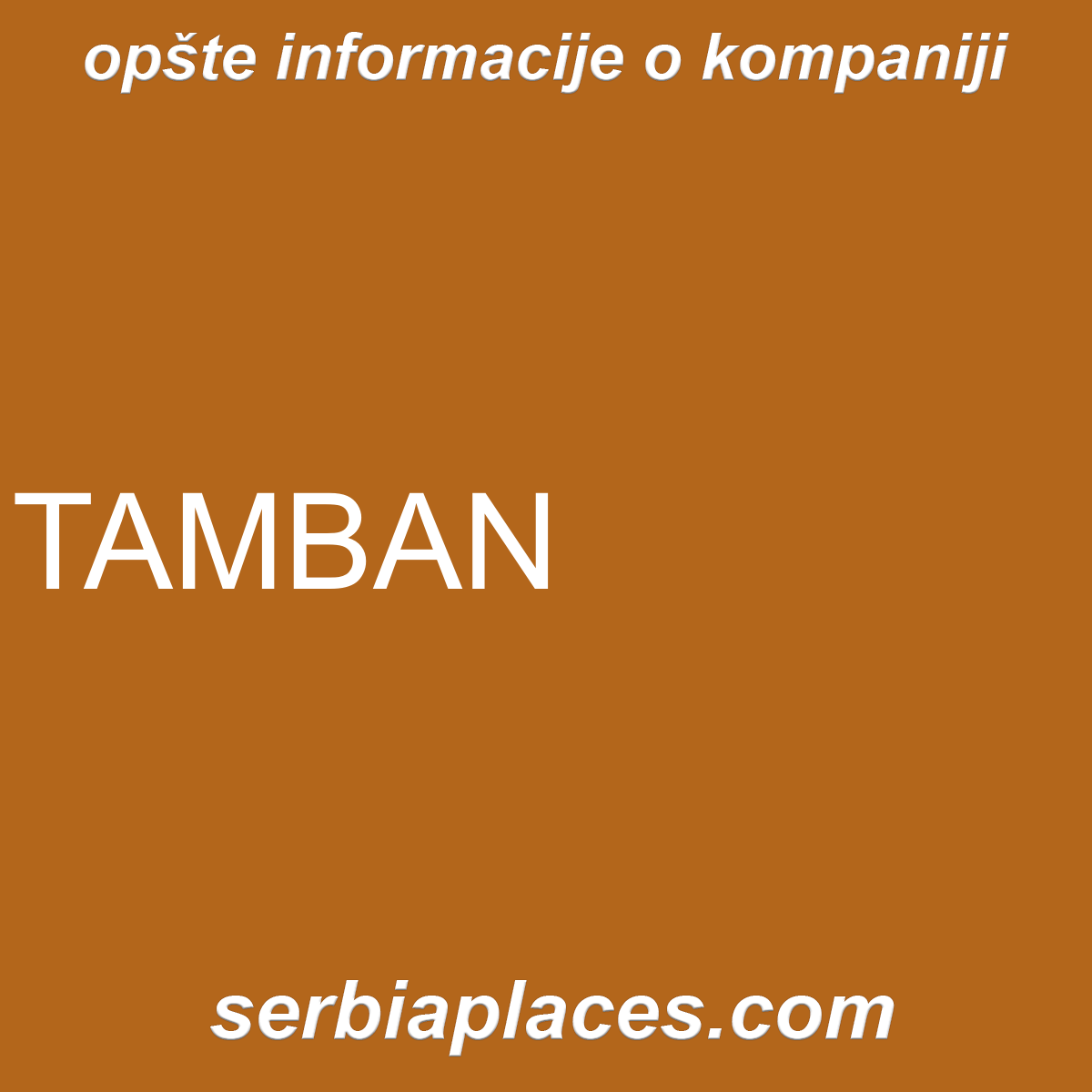 TAMBAN