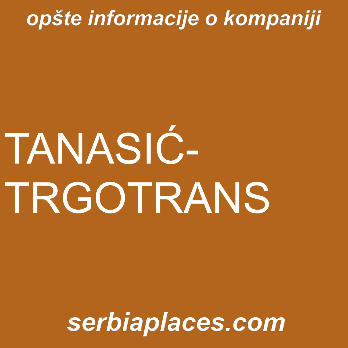 TANASIĆ-TRGOTRANS
