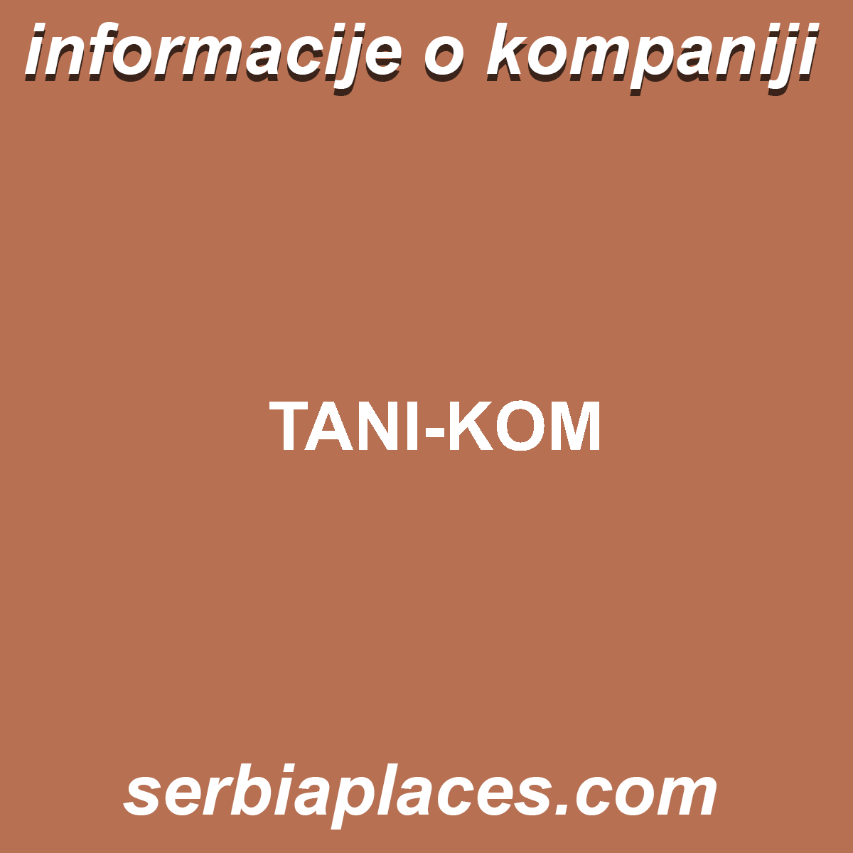 TANI-KOM