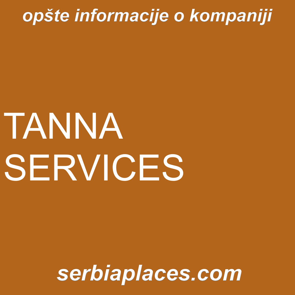 TANNA SERVICES