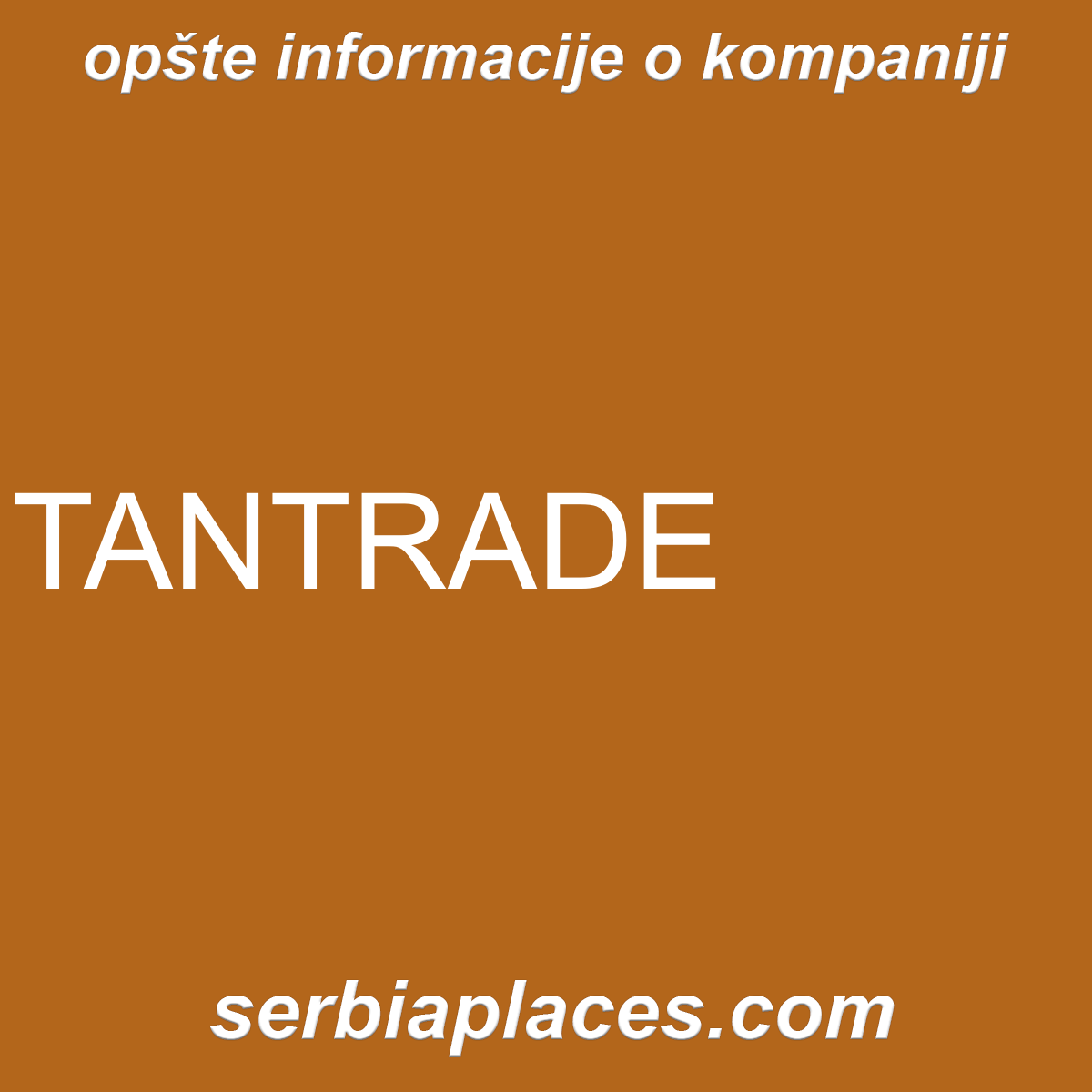 TANTRADE
