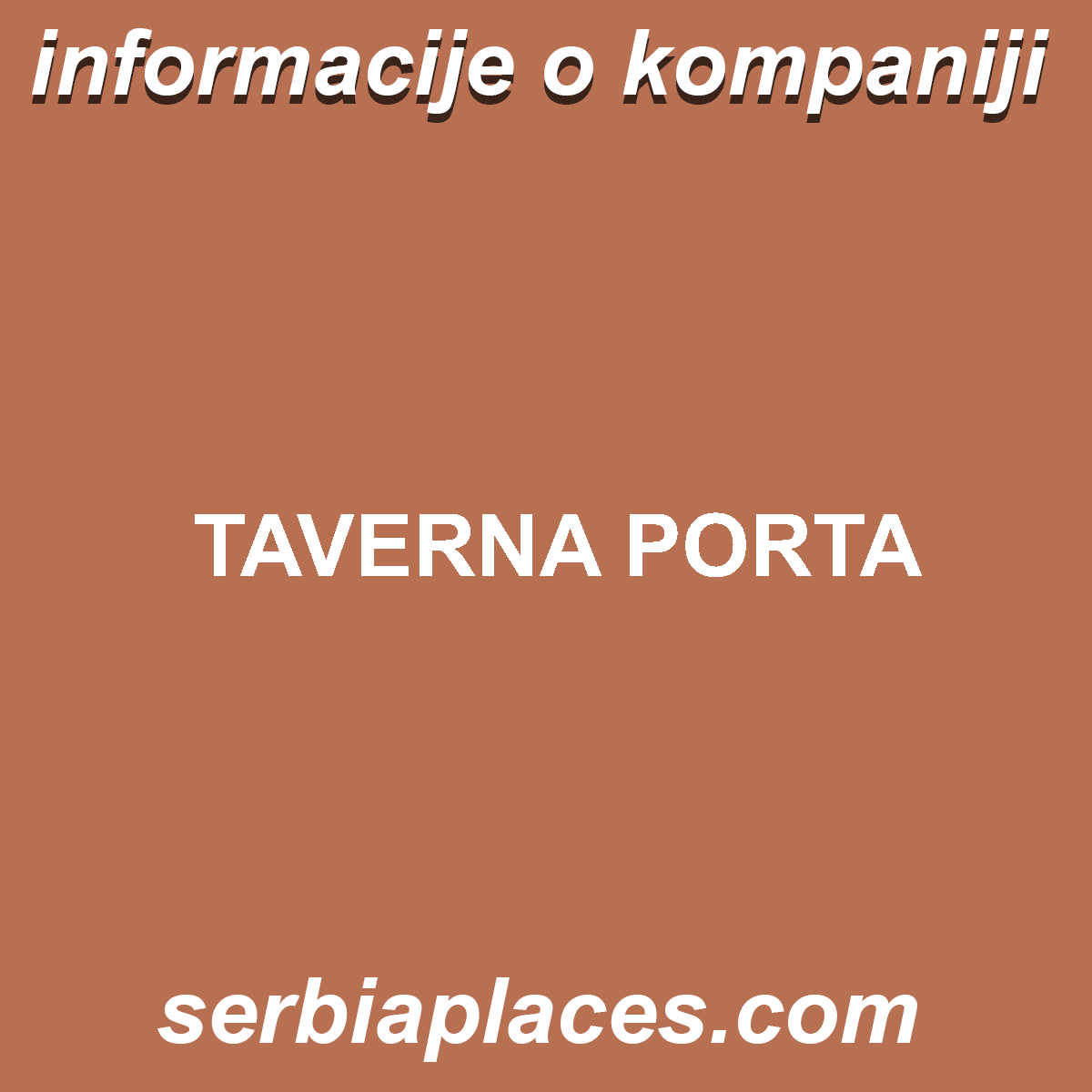 TAVERNA PORTA