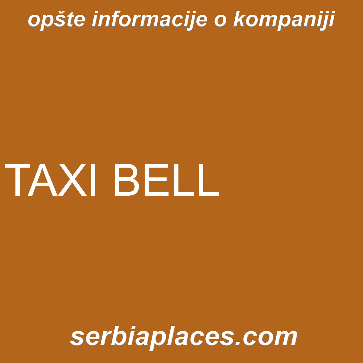 TAXI BELL