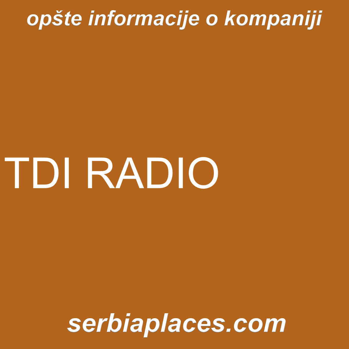 TDI RADIO