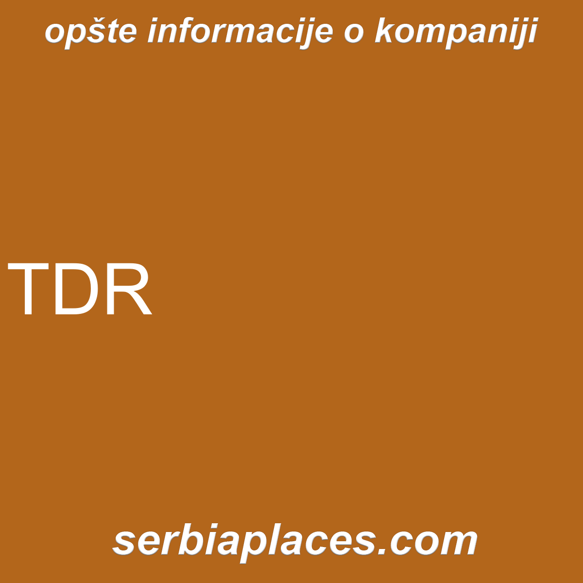 TDR