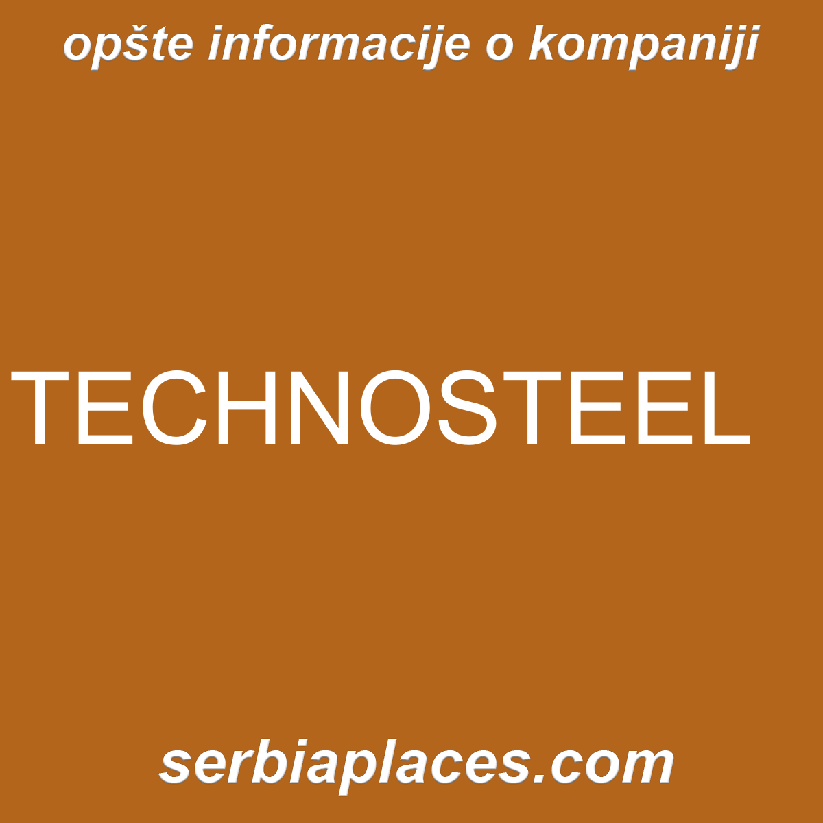 TECHNOSTEEL
