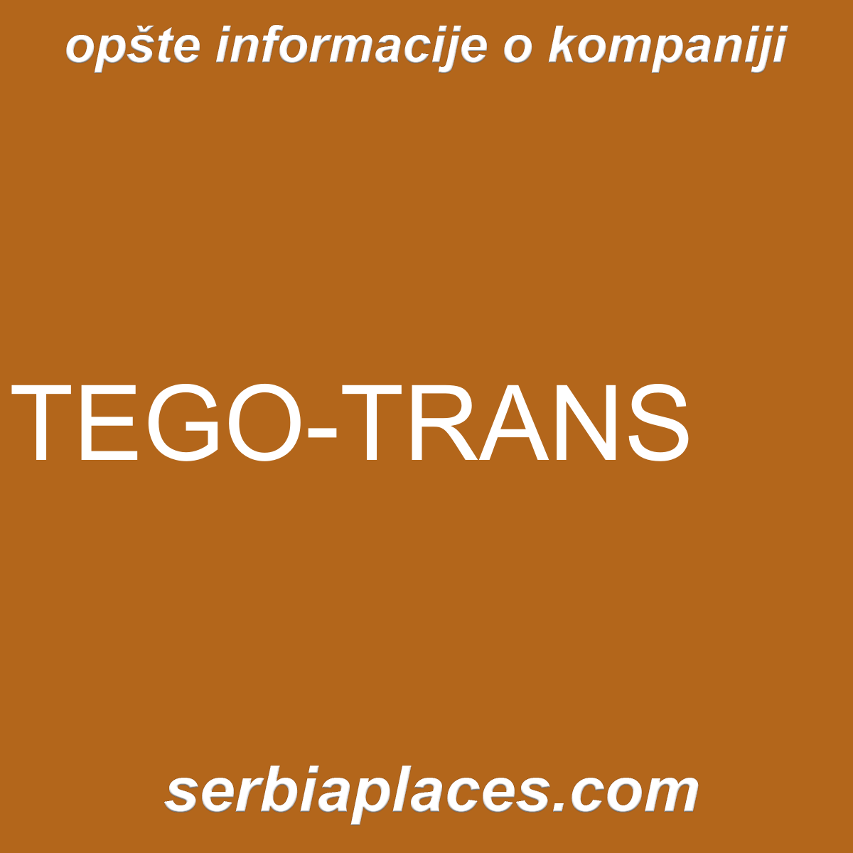 TEGO-TRANS