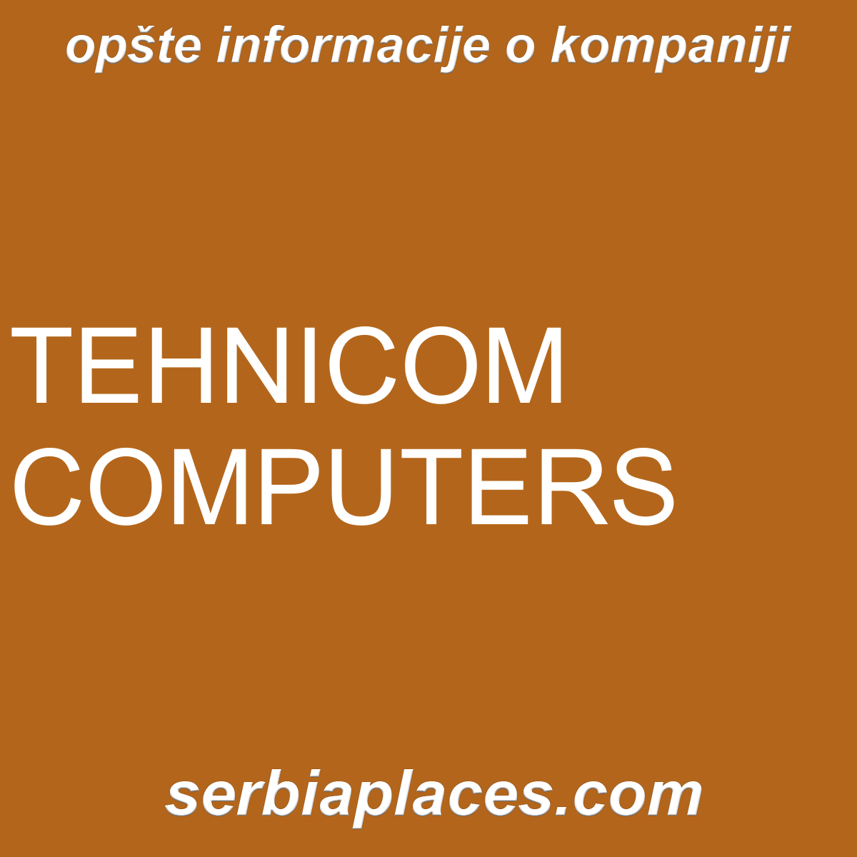 TEHNICOM COMPUTERS