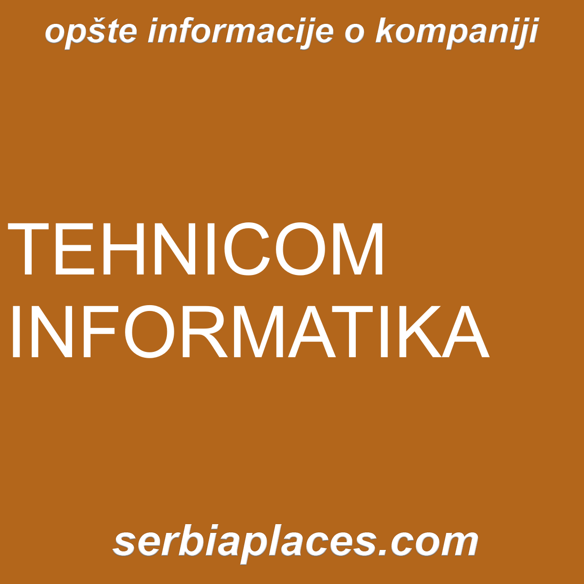 TEHNICOM INFORMATIKA