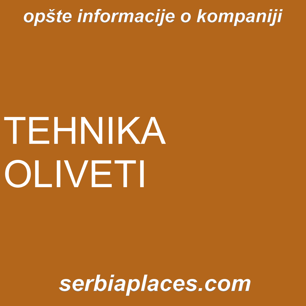 TEHNIKA OLIVETI