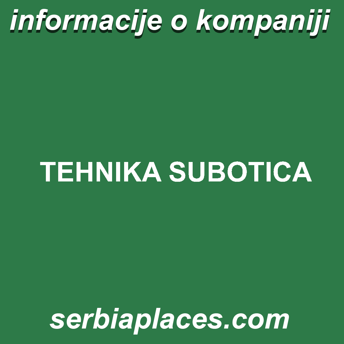 TEHNIKA SUBOTICA