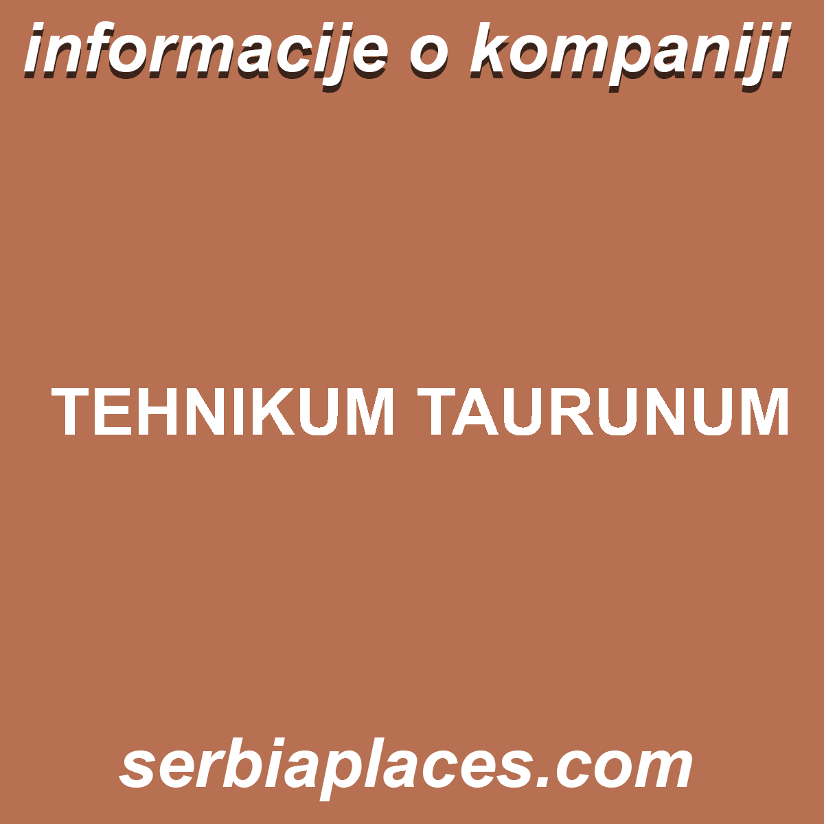 TEHNIKUM TAURUNUM