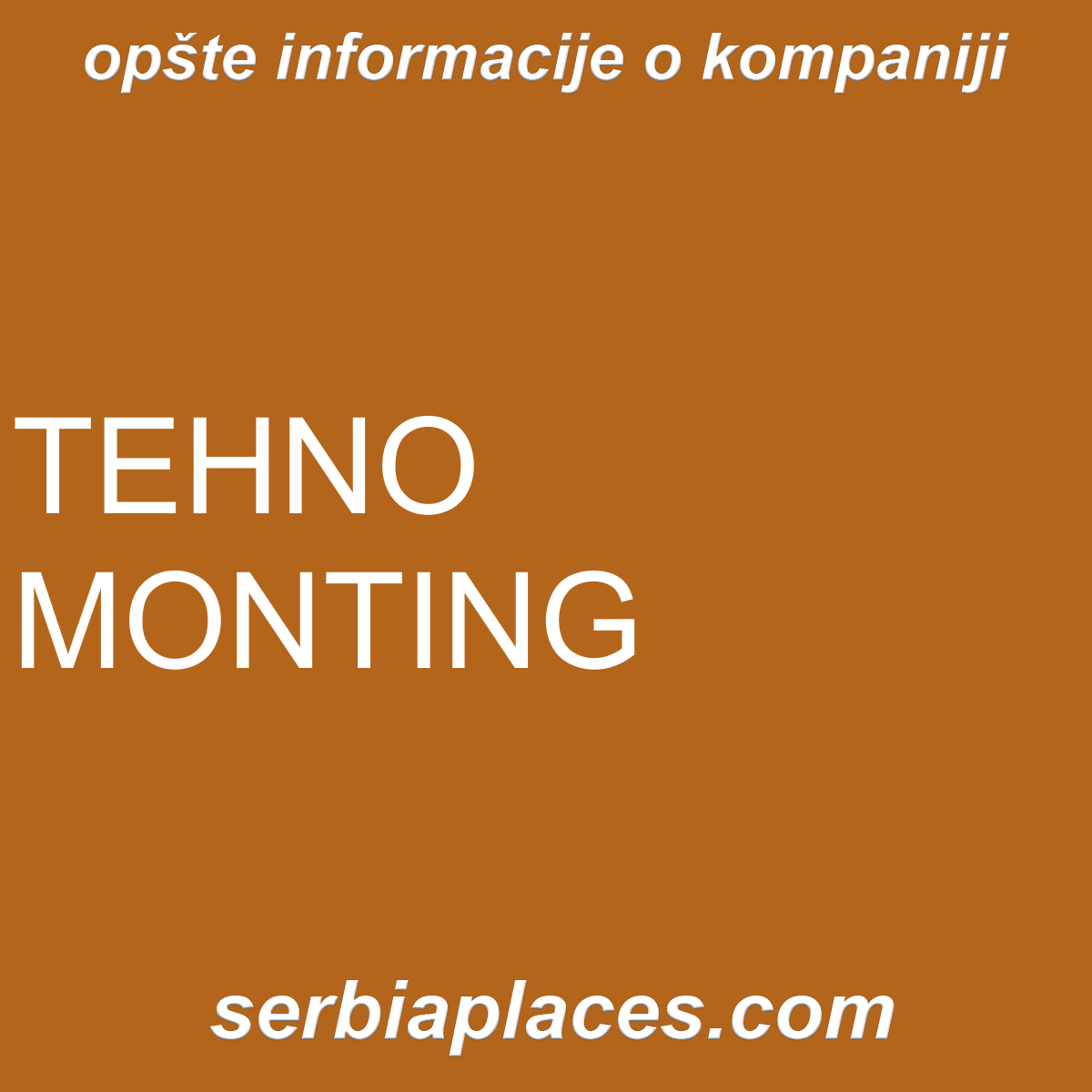 TEHNO MONTING
