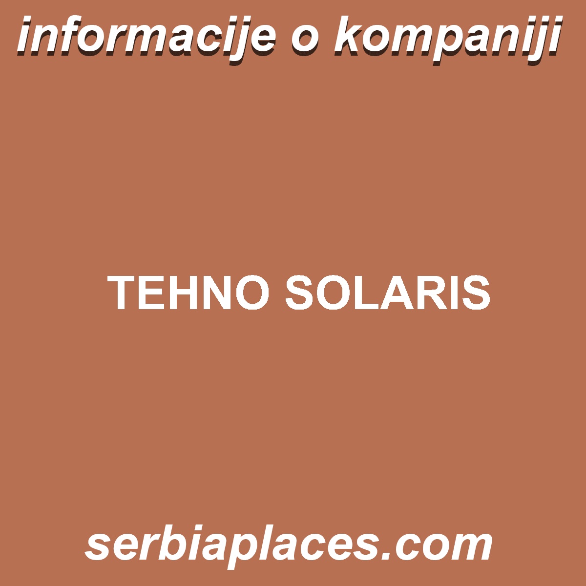 TEHNO SOLARIS