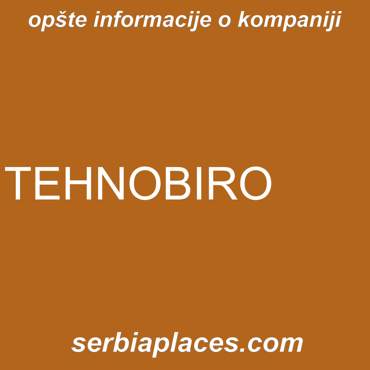 TEHNOBIRO