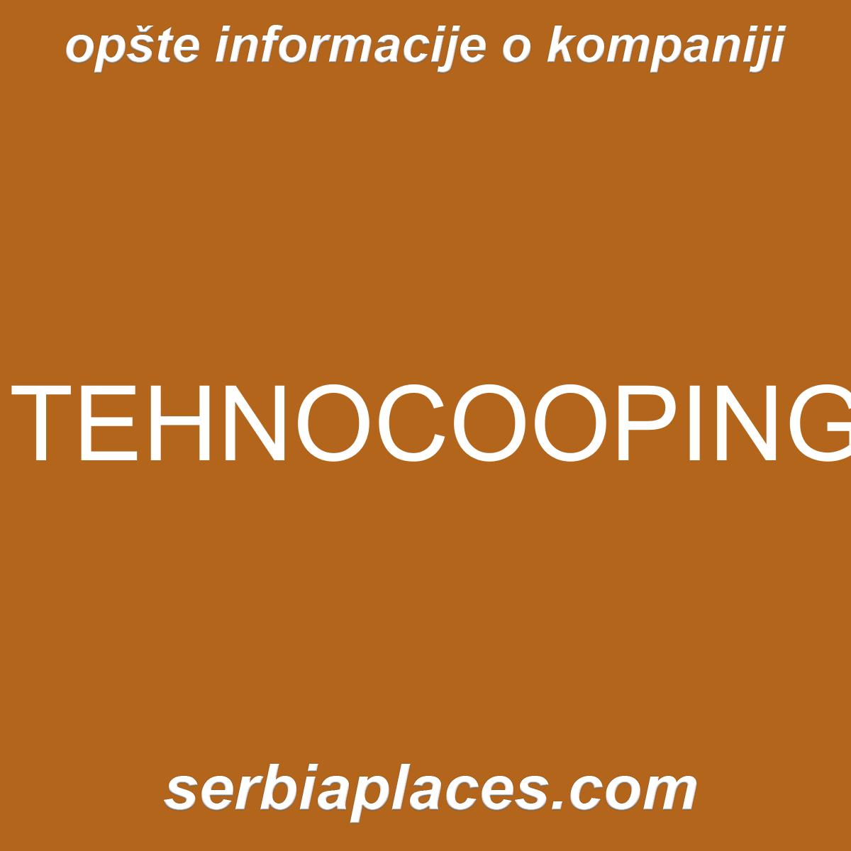 TEHNOCOOPING