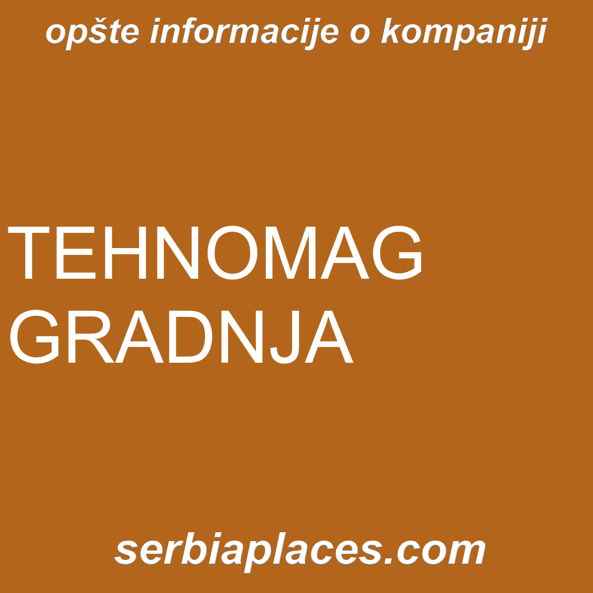 TEHNOMAG GRADNJA
