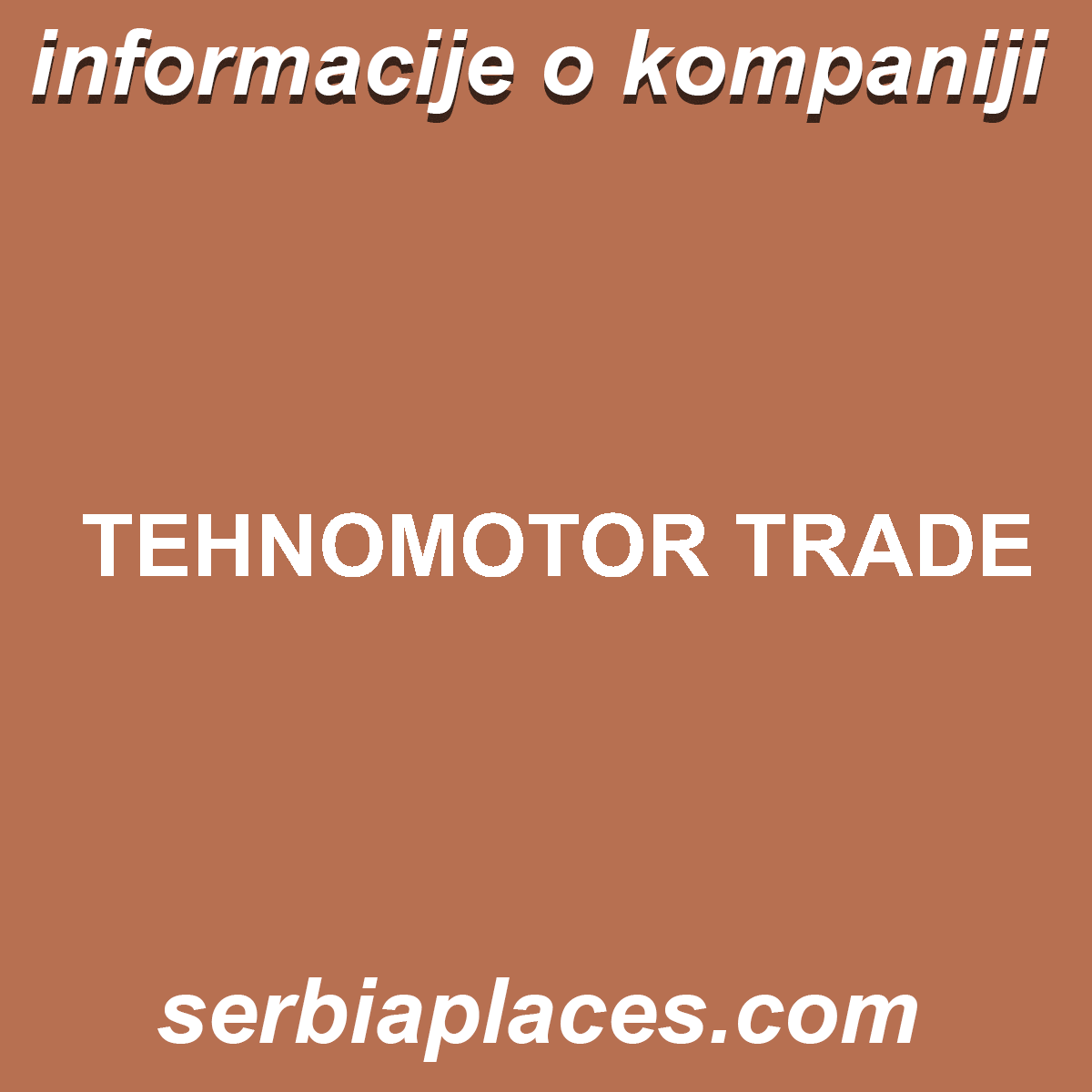 TEHNOMOTOR TRADE