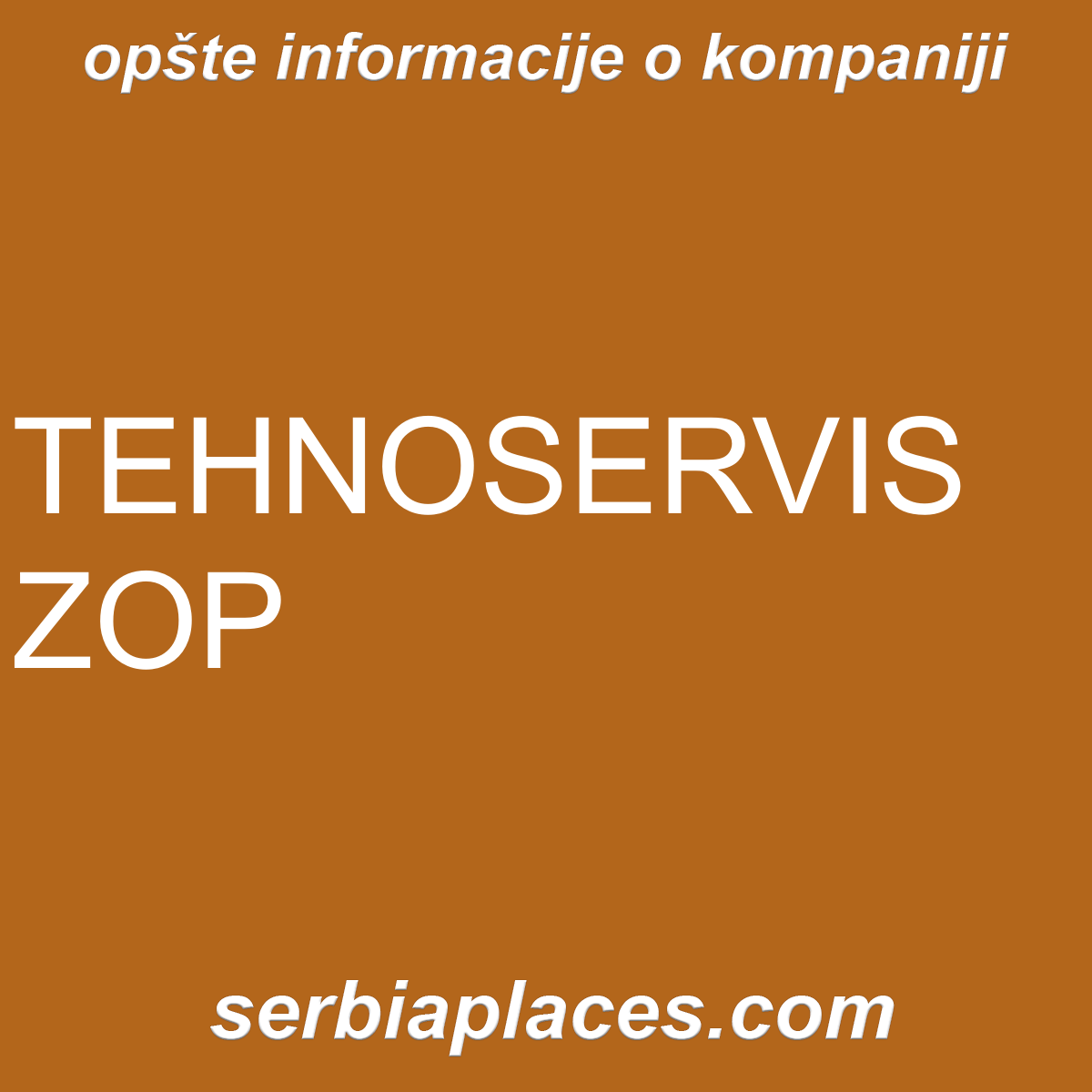 TEHNOSERVIS ZOP