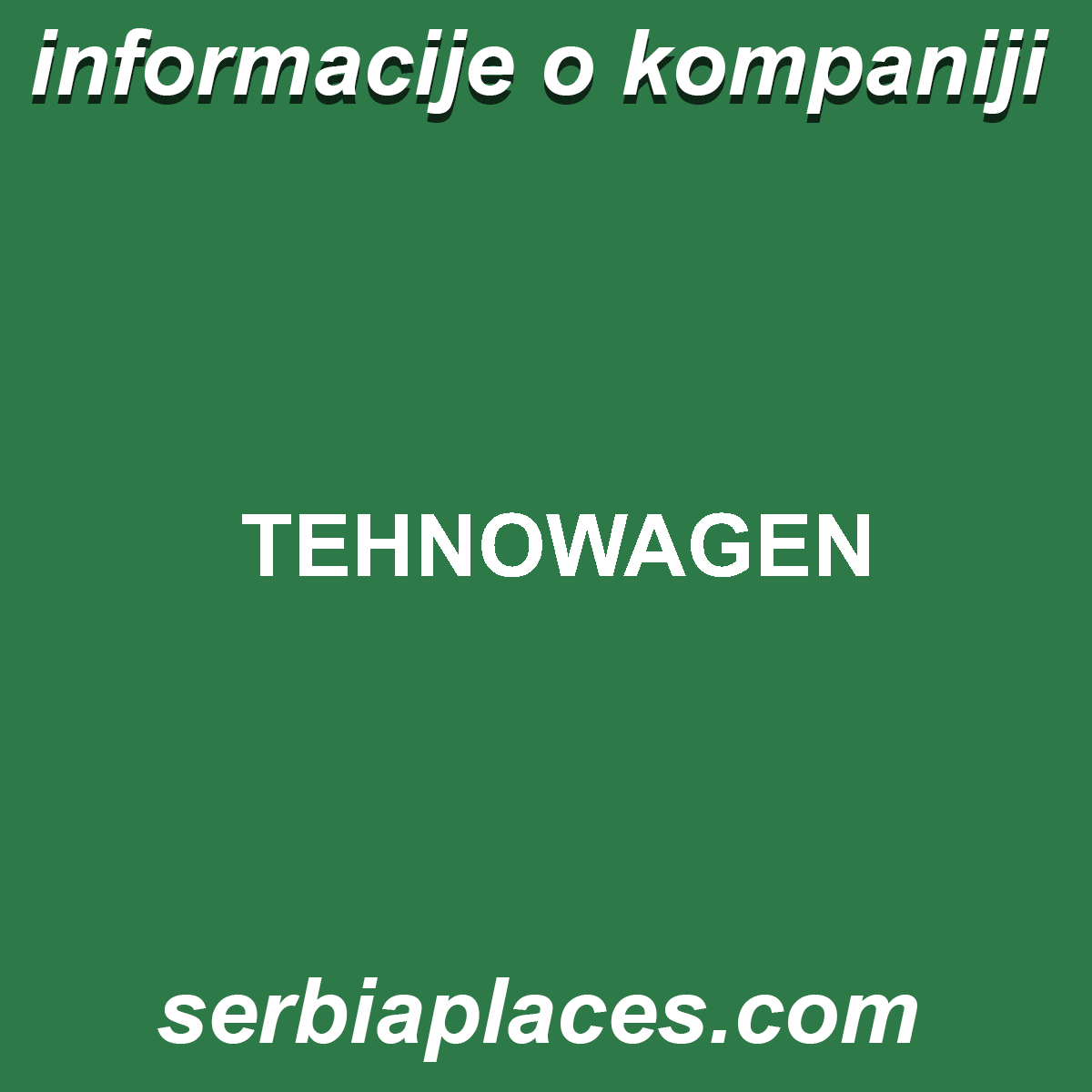 TEHNOWAGEN