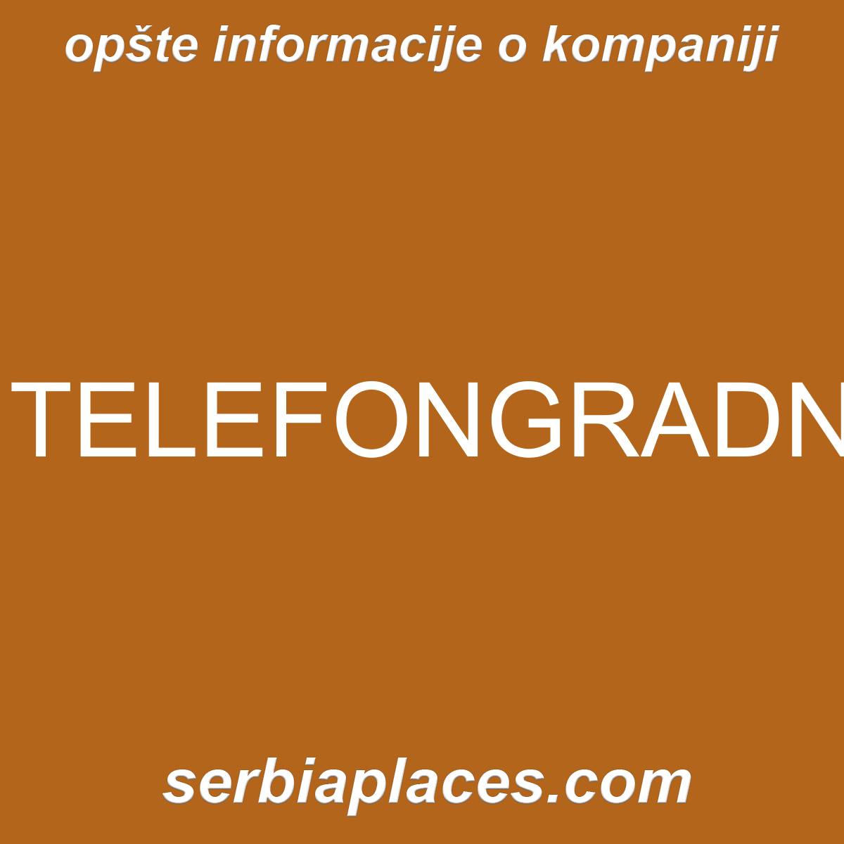 TELEFONGRADNJA