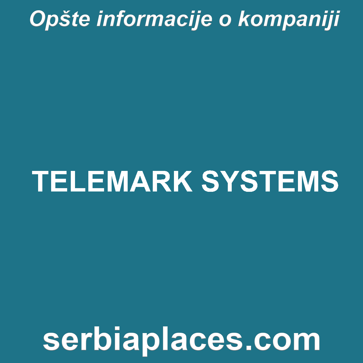 TELEMARK SYSTEMS