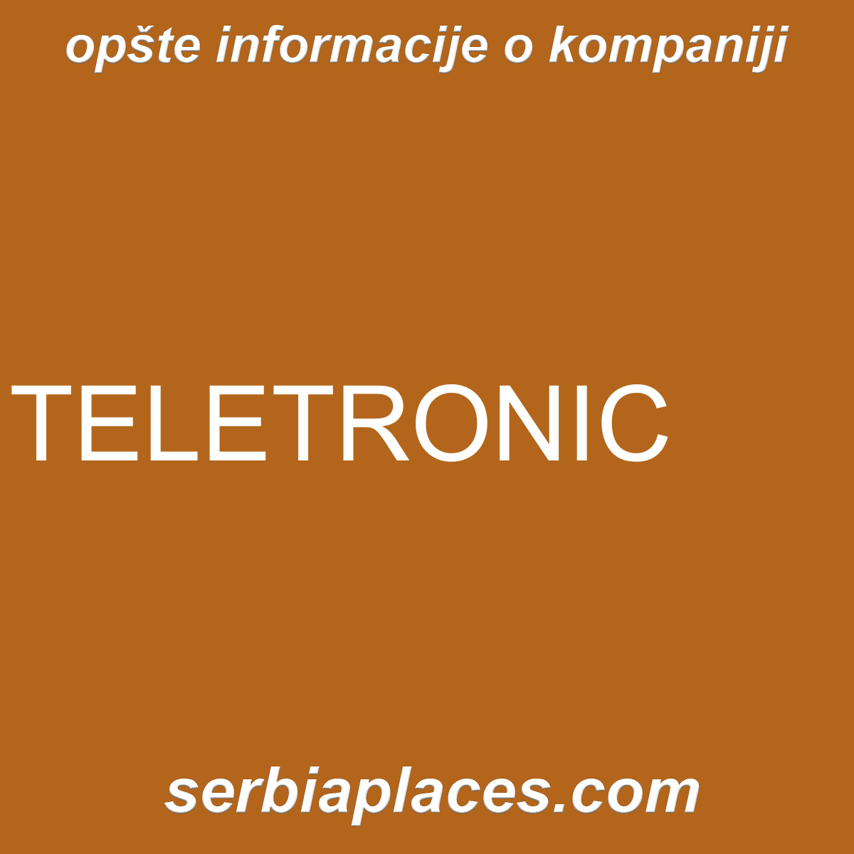 TELETRONIC