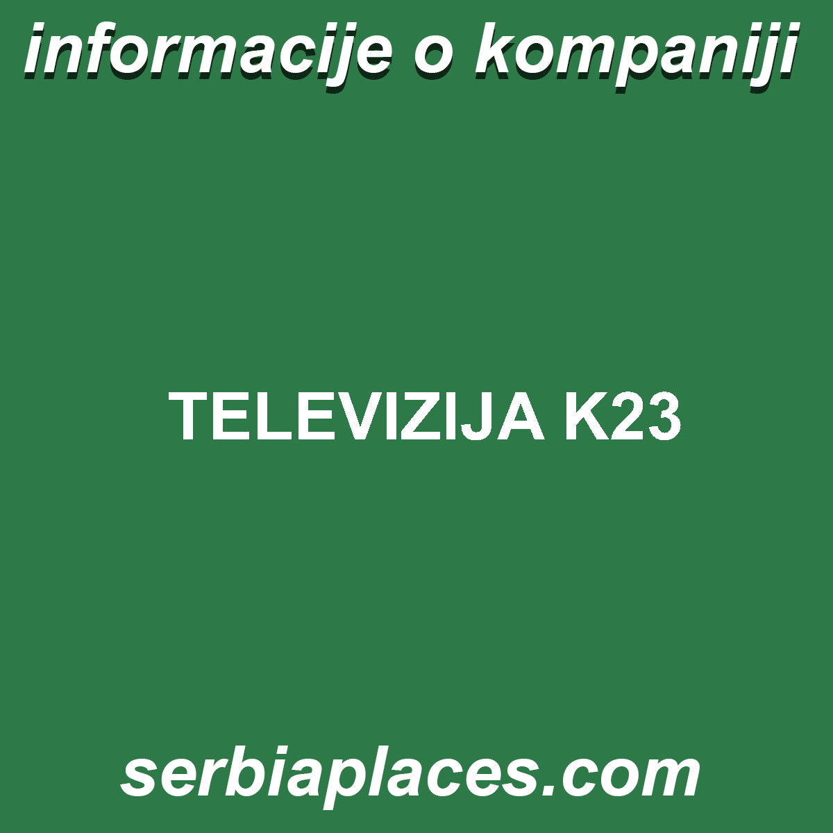 TELEVIZIJA K23