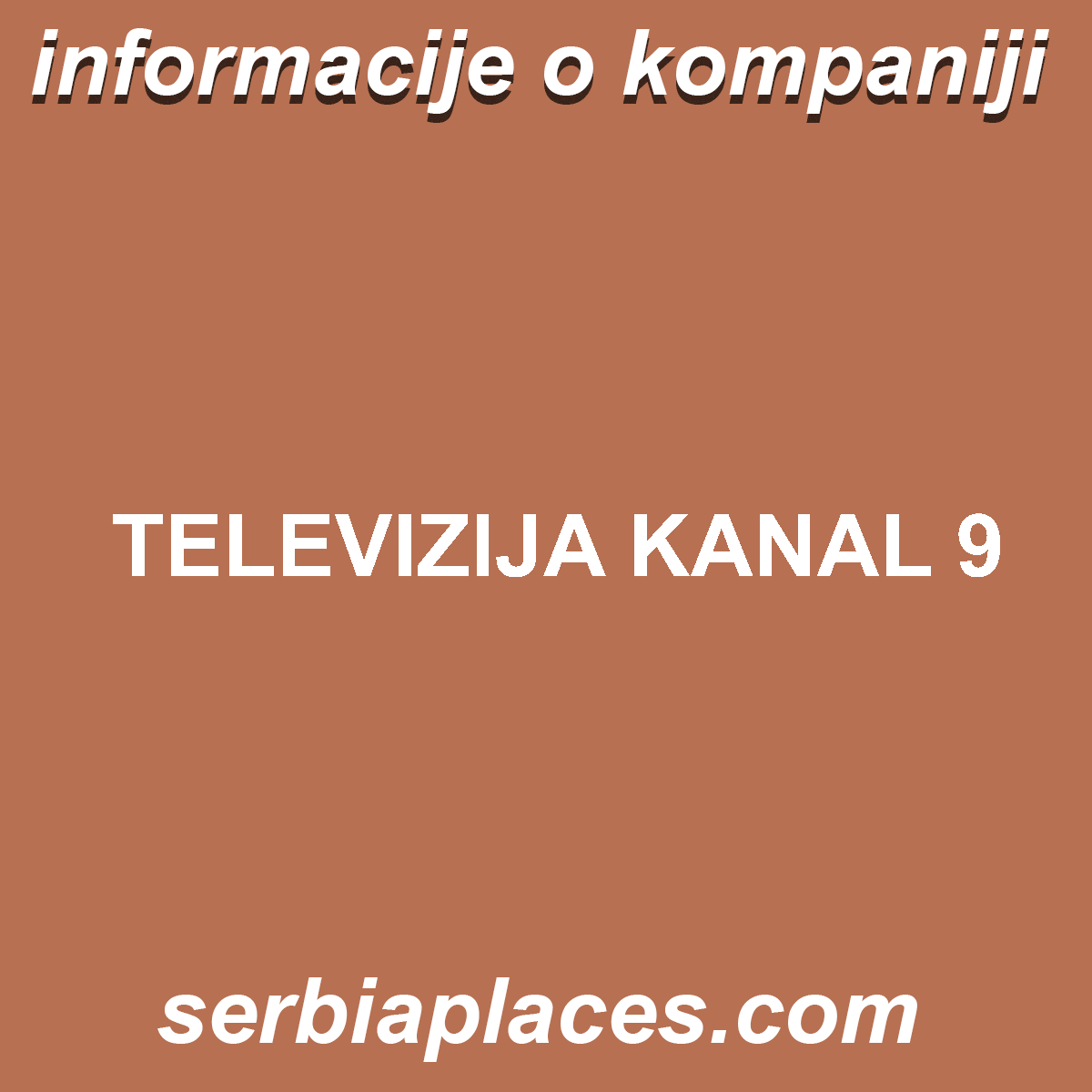 TELEVIZIJA KANAL 9