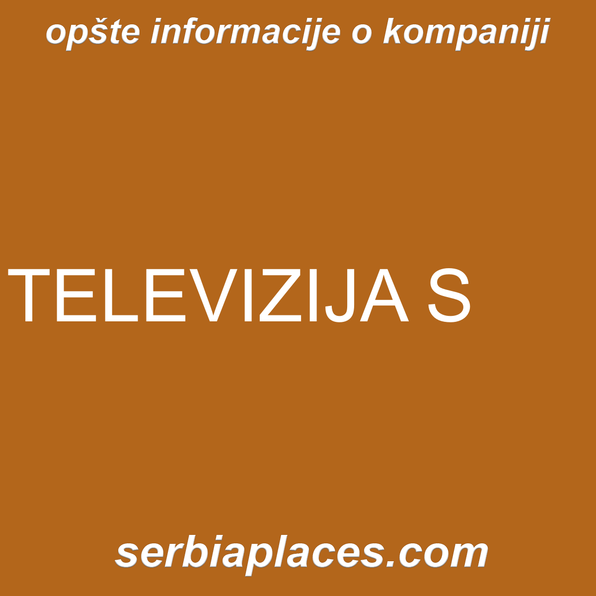 TELEVIZIJA S