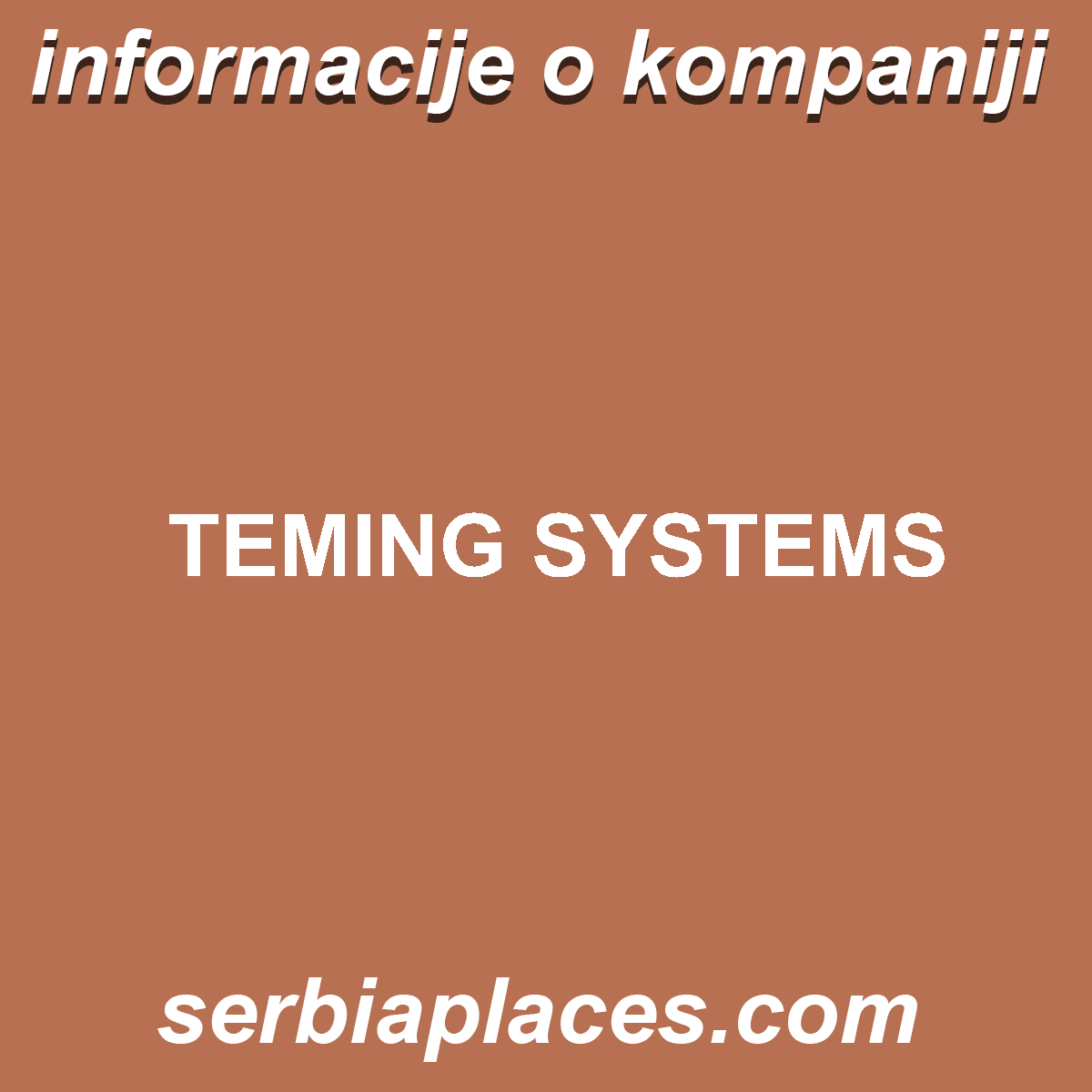 TEMING SYSTEMS