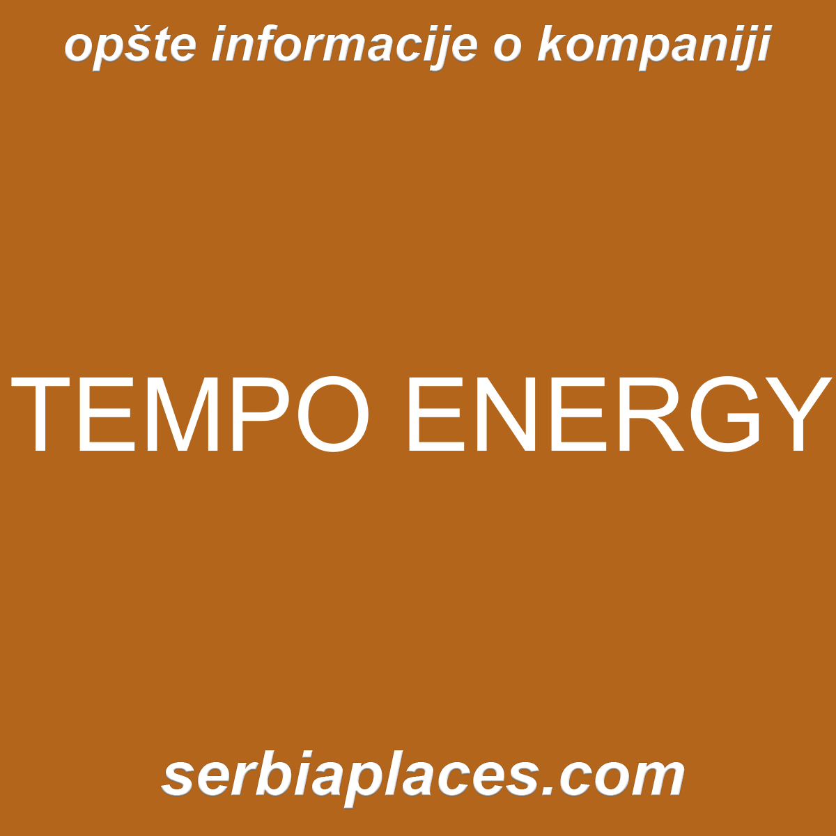 TEMPO ENERGY