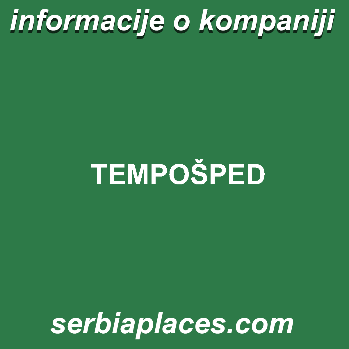 TEMPOŠPED