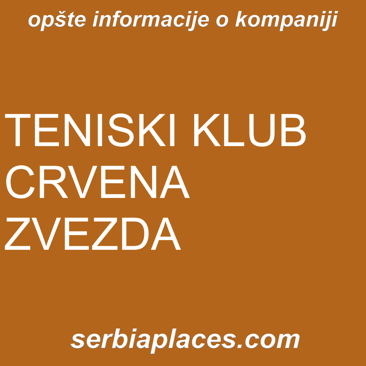 TENISKI KLUB CRVENA ZVEZDA