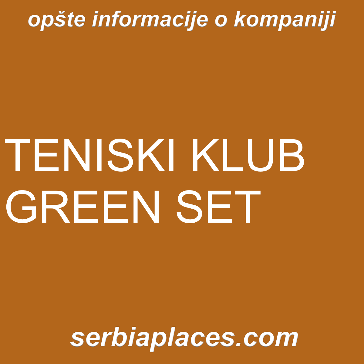TENISKI KLUB GREEN SET