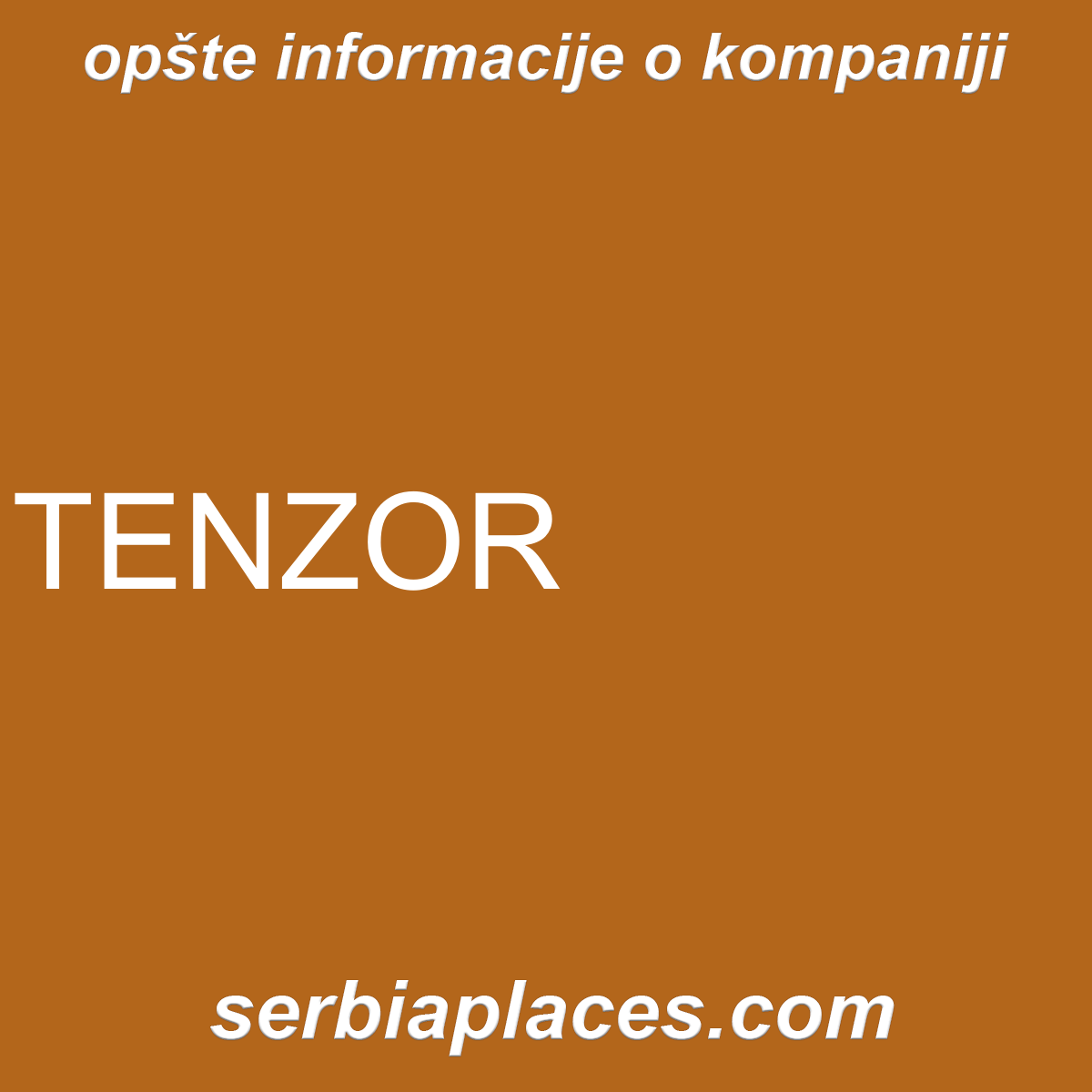 TENZOR