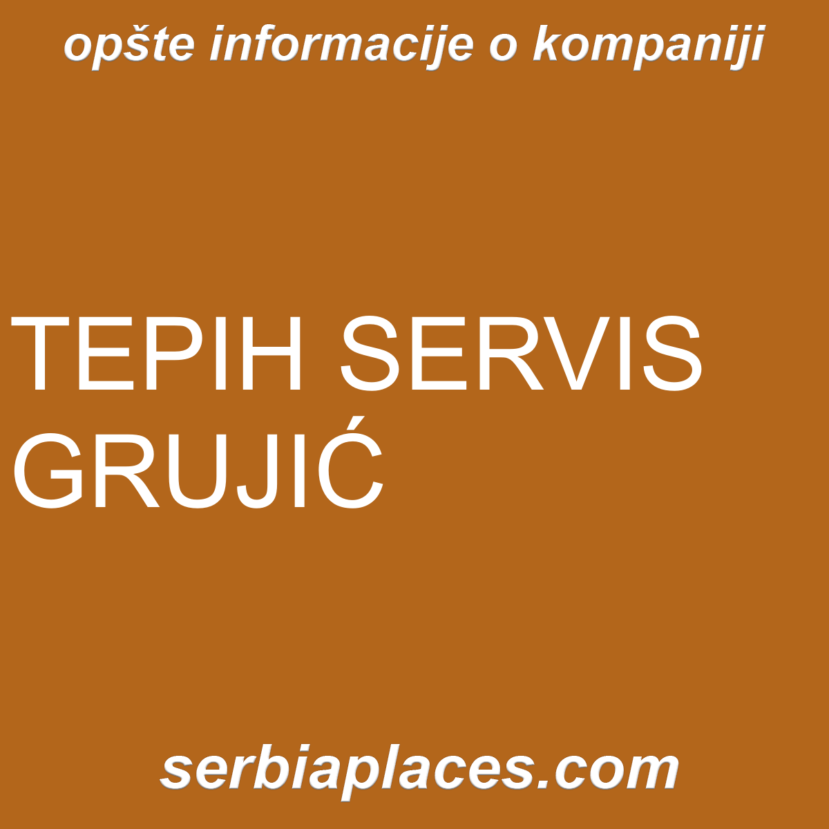 TEPIH SERVIS GRUJIĆ