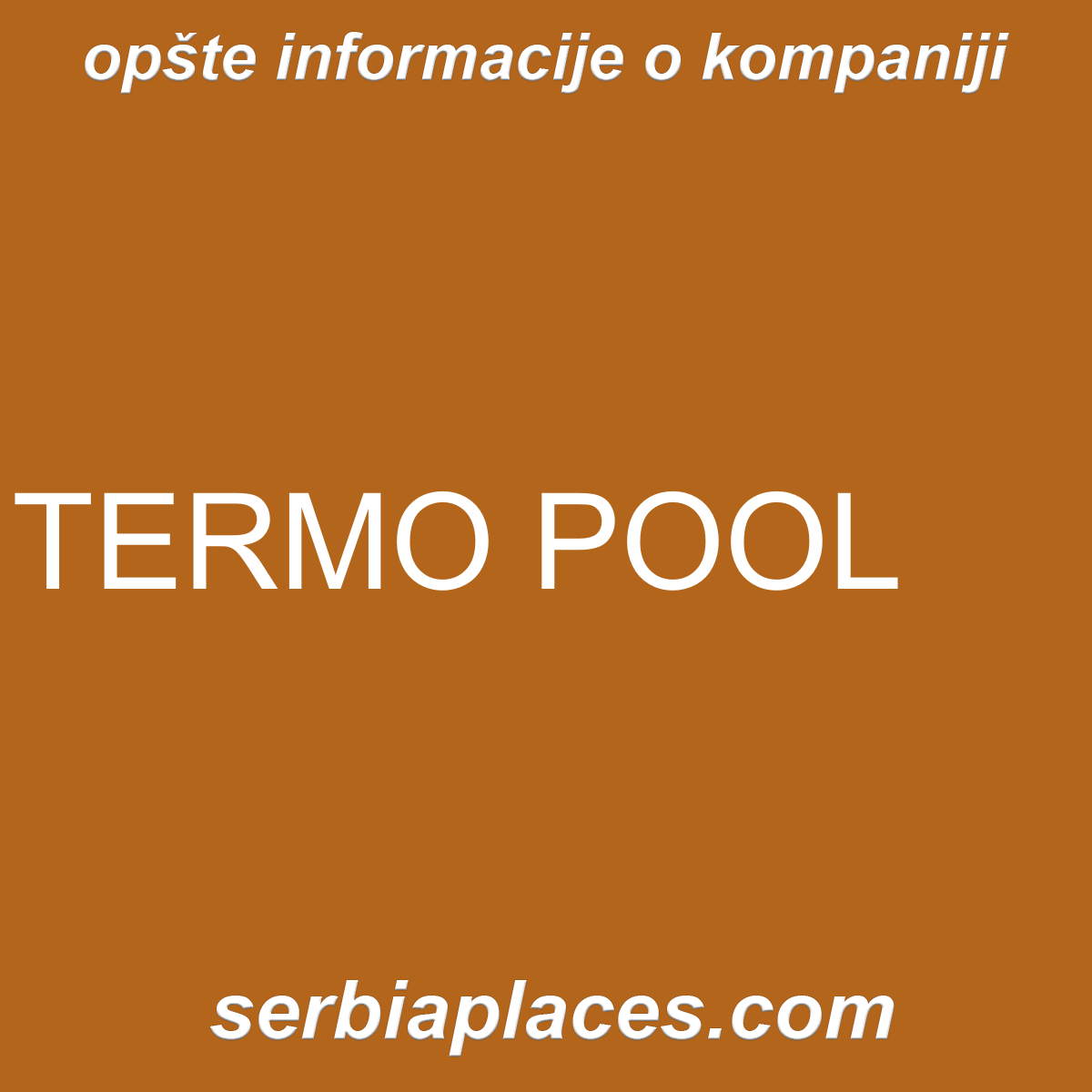TERMO POOL