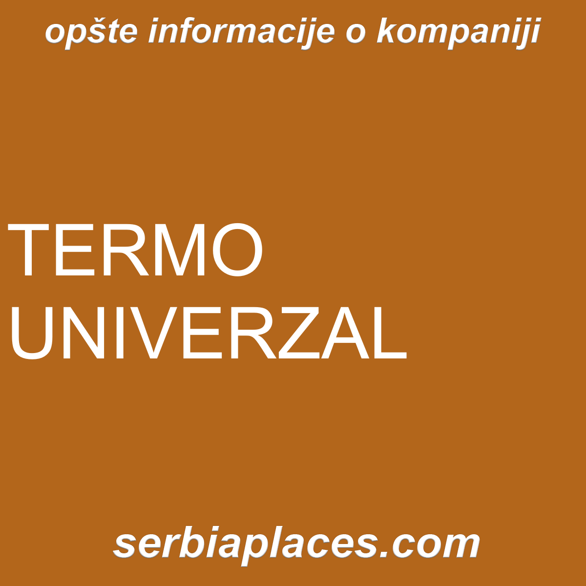 TERMO UNIVERZAL
