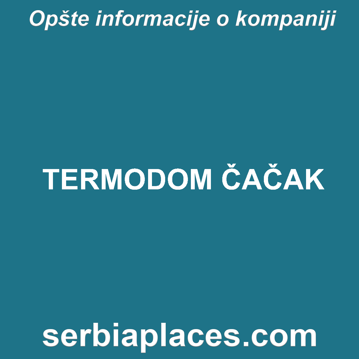 TERMODOM ČAČAK