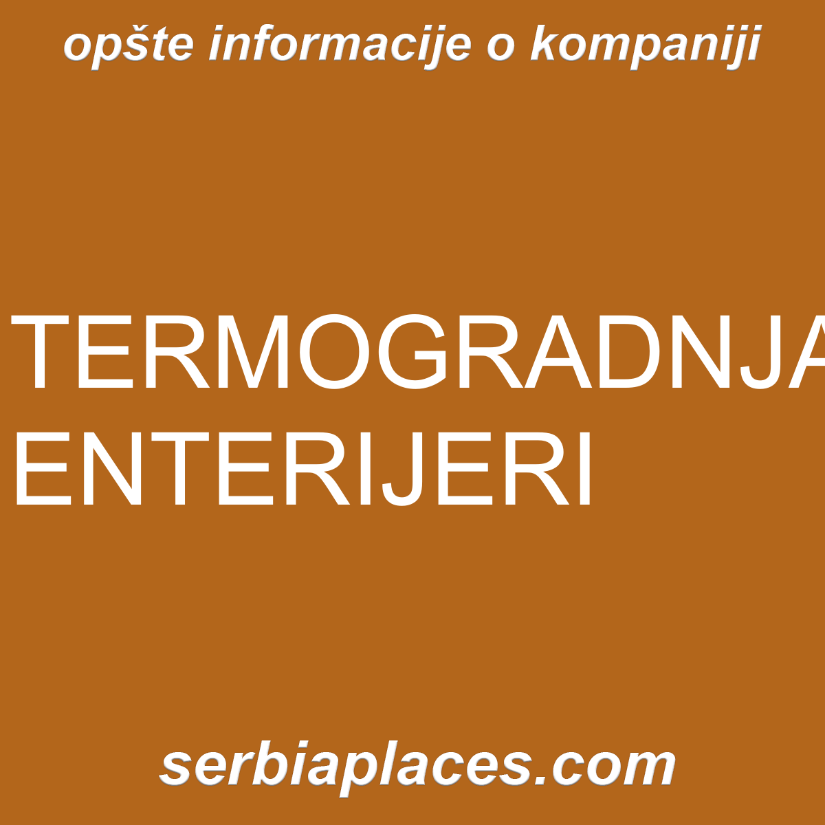 TERMOGRADNJA ENTERIJERI